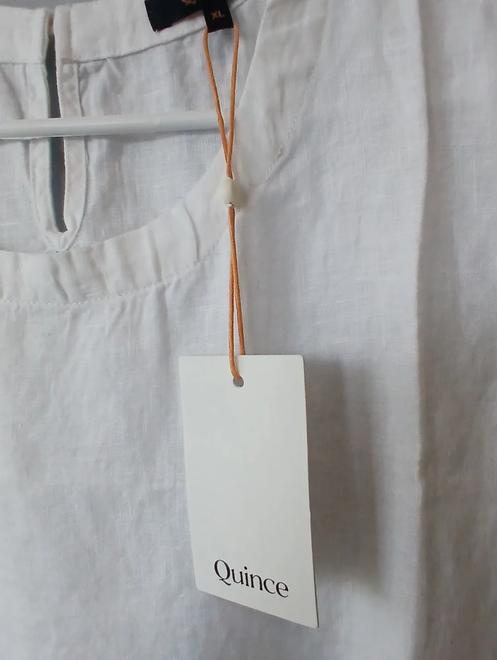 Quince 100% Linen Top Womens XL NWT Granola Girl Sustainable Lagenlook - Picture 3 of 5